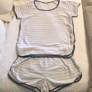 Lake Pajamas! Size Large. Light blue and Navy